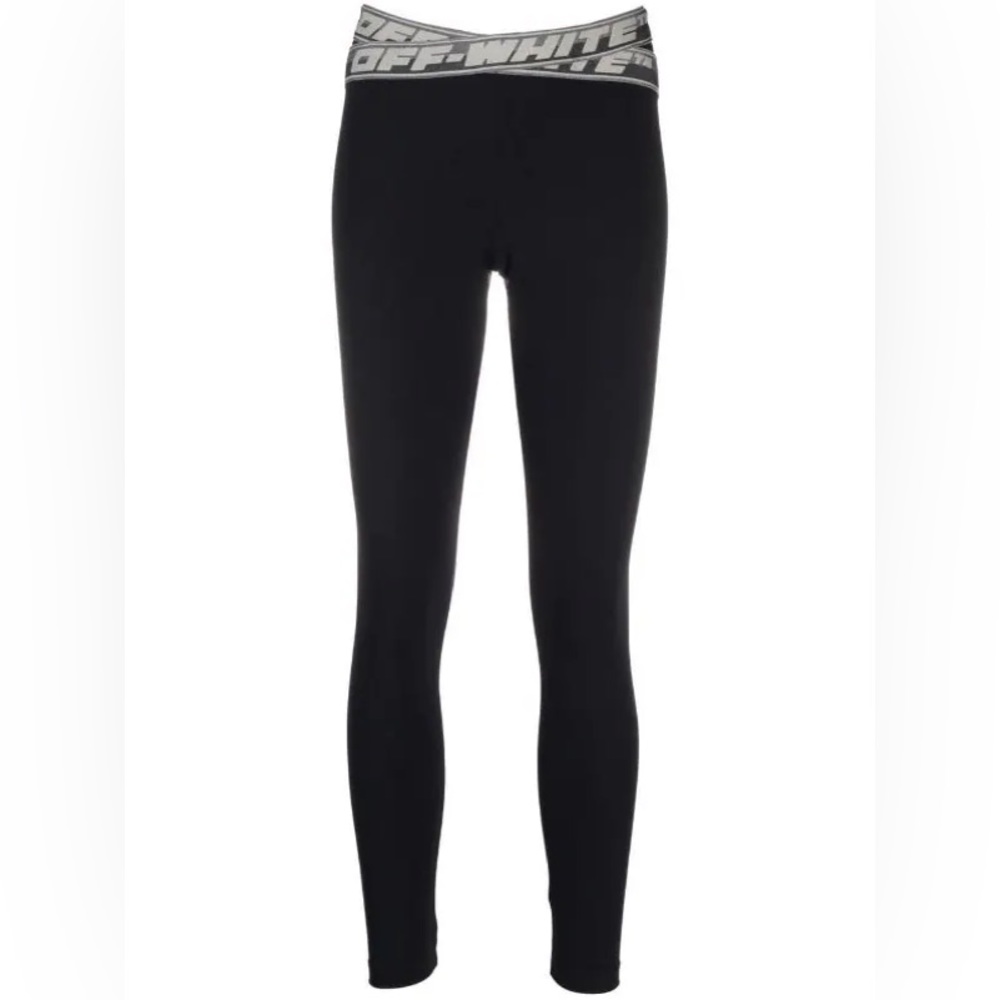 OFF-WHITE LOGO WAIST BAND LEGGINGS